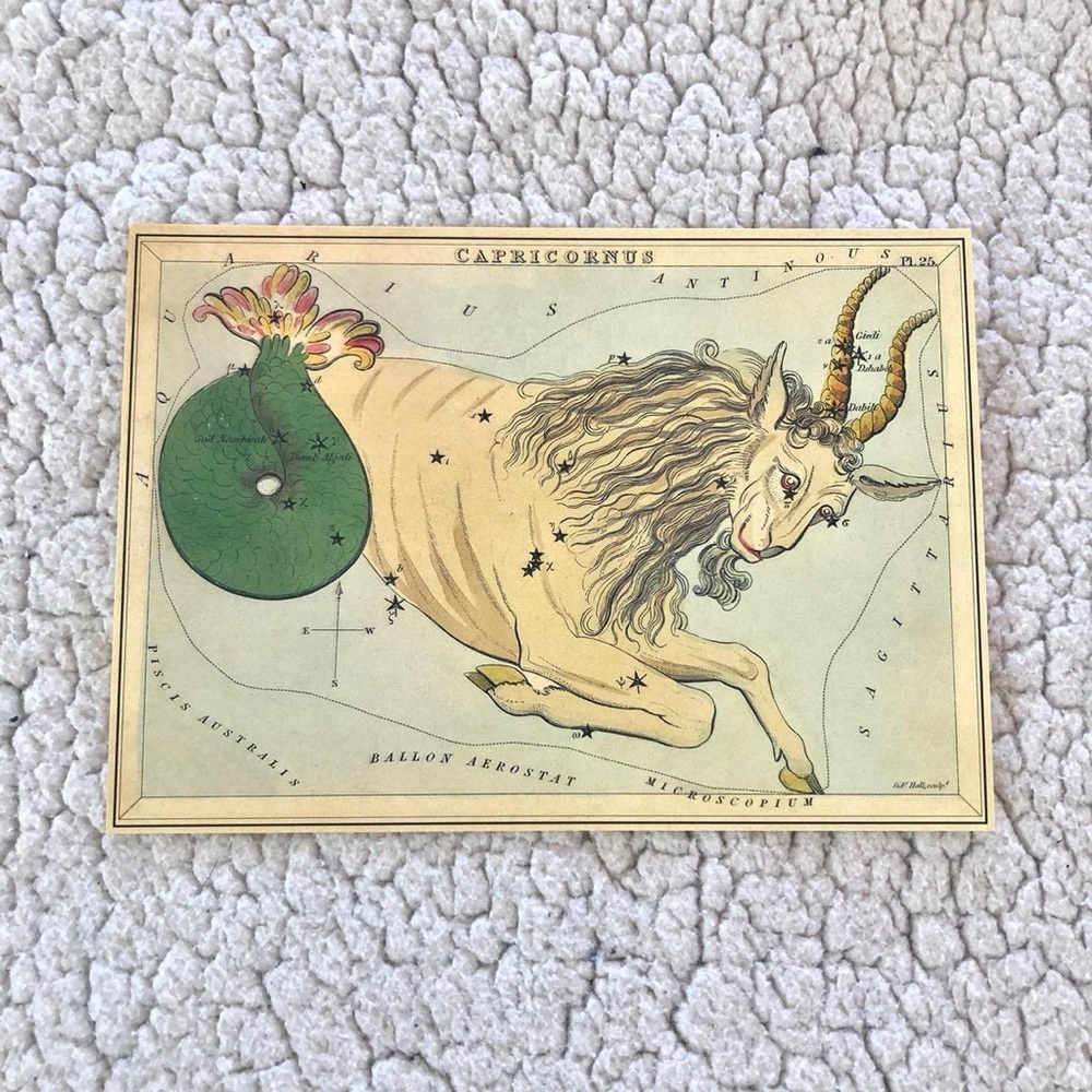 Capricornus Constellation Card